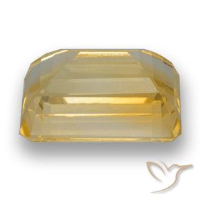 Citrine Gemstone in 14 x 10 mm (calibrated) Size for Sale, Citrine Stone in Medium-Light Golden Color