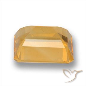 Citrine Gemstone in 12 x 10 mm (calibrated) Size for Sale, Citrine Stone in Orange-Gold Color