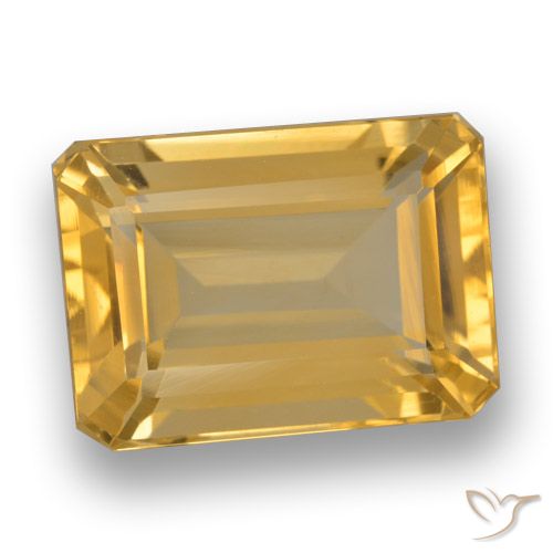 Citrine Doré octagon step cut 8,94 ct de la Bolivie, dimension 14,2 x 10,2mm, pierre gemme naturelle Non traité, pureté vvs, 1 pièce Citrine de couleur Orange Doré, dureté Mohs de 7 convient aux bijoux de tous les jours, pierre de sagesse, Pierre du marchand, Photo A