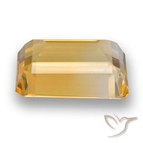 Citrine Gemstone in 14 x 10 mm (calibrated) Size for Sale, Citrine Stone in Medium-Light Golden Color