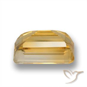 Citrine Gemstone in 12 x 8 mm (calibrated) Size for Sale, Citrine Stone in Medium-Dark Golden Color