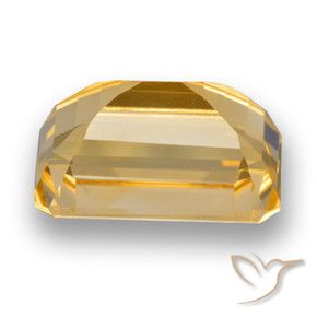 Citrine Gemstone in 12 x 8 mm (calibrated) Size for Sale, Citrine Stone in Medium-Light Orange-Gold Color