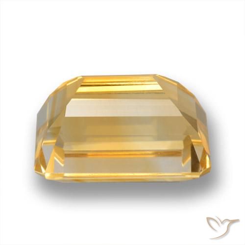 Citrine Gemstone in 14 x 10 mm (calibrated) Size for Sale, Citrine Stone in Medium-Light Orange-Gold Color