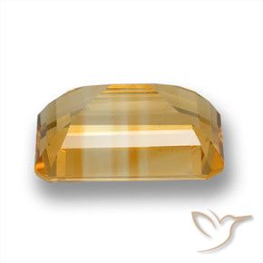 Citrine Gemstone in 13.7 x 9.7 mm Size for Sale, Citrine Stone in Medium-Light Orange-Gold Color