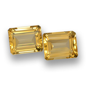4.4ct Octagon Step Cut Yellow Golden Citrine for sale thumb image of 4.4ct Octagon Step Cut Yellow Golden Citrine (ID: 461025)