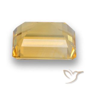 Citrine Gemstone in 11 x 9 mm (calibrated) Size for Sale, Citrine Stone in Medium-Dark Golden Color