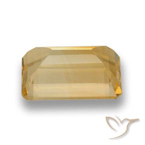Citrine Gemstone in 14 x 10 mm (calibrated) Size for Sale, Citrine Stone in Gold Color