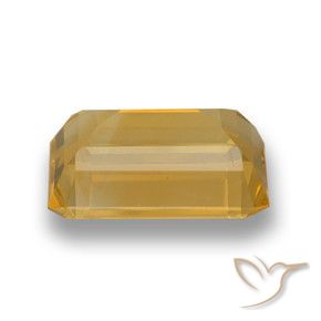 Citrine Gemstone in 14 x 10 mm (calibrated) Size for Sale, Citrine Stone in Dark Golden Color