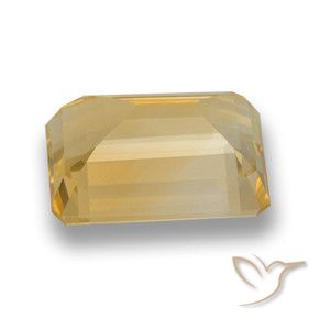 Citrine Gemstone in 14 x 10 mm (calibrated) Size for Sale, Citrine Stone in Medium-Dark Golden Color