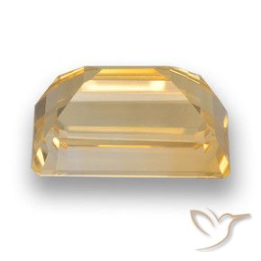 Citrine Gemstone in 12 x 8 mm (calibrated) Size for Sale, Citrine Stone in Light Orange-Gold Color