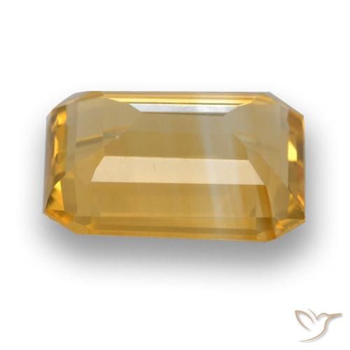 Citrine Gemstone in 11 x 9 mm (calibrated) Size for Sale, Citrine Stone in Deep Golden Orange Color