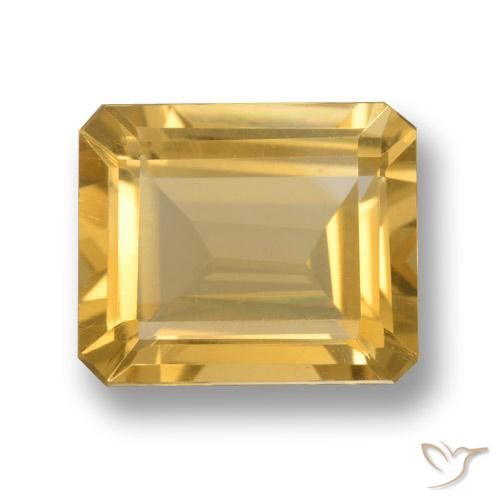 5.12ct Natural Golden Orange Citrine, Cushion, VS