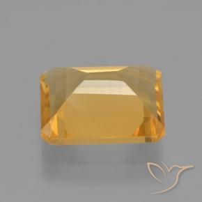 Citrine Gemstone in 11 x 9 mm (calibrated) Size for Sale, Citrine Stone in Deep Golden Orange Color