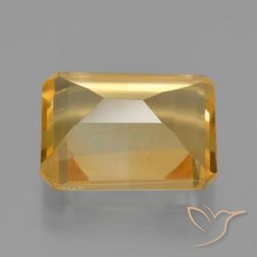 Citrine Gemstone in 12 x 10 mm (calibrated) Size for Sale, Citrine Stone in Deep Golden Orange Color