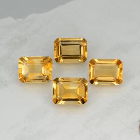 1.3ct Octagon Step Cut Yellow Golden Citrine Gem for sale 1.3ct Octagon Step Cut Yellow Golden Citrine Gem (ID: 469332)