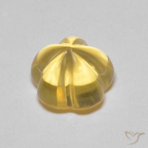 Citrine Gemstone in 8 x 8 mm (calibrated) Size for Sale, Citrine Stone in Golden Orange Color