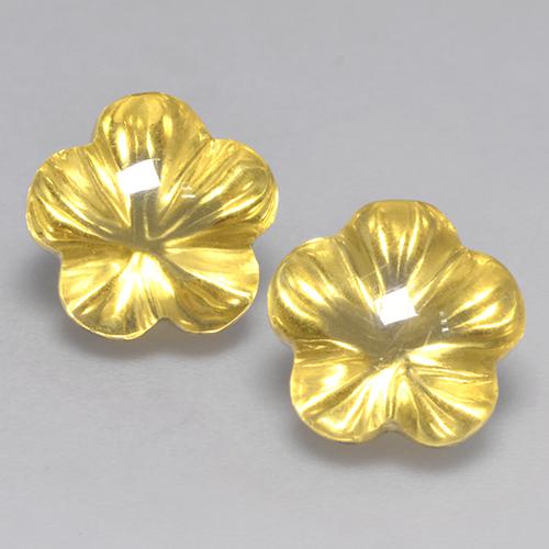 2.9ct Carved Flower Yellow Golden Citrine Gem for sale 2.9ct Carved Flower Yellow Golden Citrine Gem (ID: 475112)