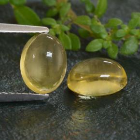 1.3ct Oval Cabochon Yellow Golden Citrine for sale thumb image of 1.3ct Oval Cabochon Yellow Golden Citrine (ID: 476918)