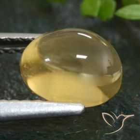 Citrine Gemstone in 8 x 6 mm (calibrated) Size for Sale, Citrine Stone in Light Gold Color