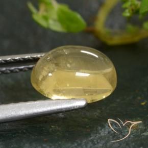 Citrine Gemstone in 8 x 6 mm (calibrated) Size for Sale, Citrine Stone in Light Yellow Color