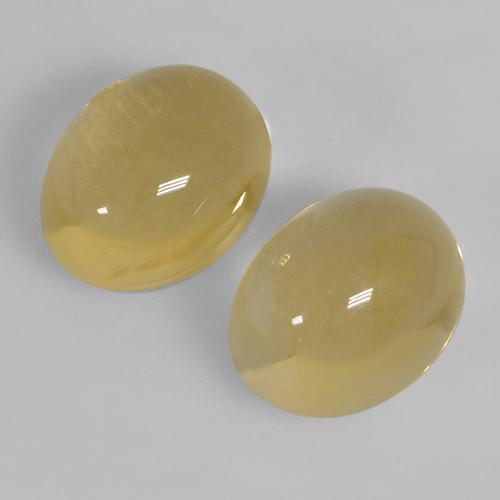5ct Oval Cabochon Yellow Golden Citrine for sale thumb image of 5ct Oval Cabochon Yellow Golden Citrine (ID: 477030)