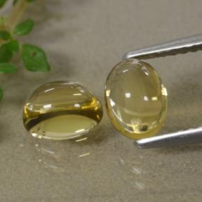 1ct Oval Cabochon Yellow Golden Citrine for sale thumb image of 1ct Oval Cabochon Yellow Golden Citrine (ID: 477031)