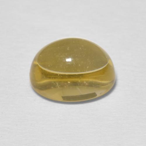 Citrine Gemstone in 8 x 6 mm (calibrated) Size for Sale, Citrine Stone in Cream Color