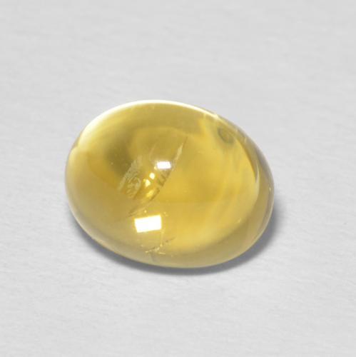 1.86ct Natural Light Golden-Yellow Citrine, Oval, Transparent