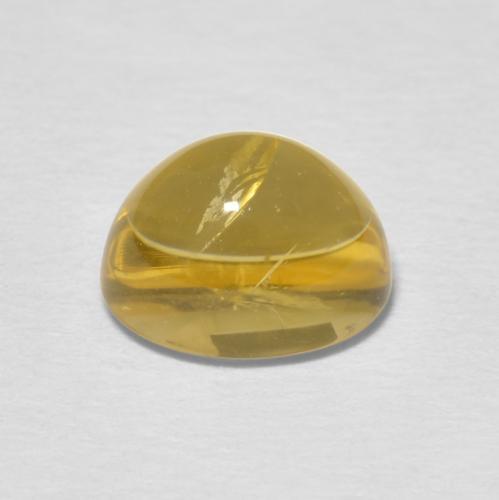 Citrine Gemstone in 8 x 6 mm (calibrated) Size for Sale, Citrine Stone in Light Golden-Yellow Color