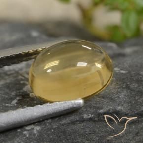 Citrine Gemstone in 8 x 6 mm (calibrated) Size for Sale, Citrine Stone in Light Gold Color