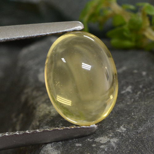 Citrino giallo taglio ovale da 1,24 ct dal Brasile, dimensione 7,9 x 6mm, pietra preziosa naturale non trattati , purezza Transparent, Citrino Ovale cabochon da 1 pz, durezza Mohs di 7 adatto per gioielli da indossare ogni giorno, Pietra portafortuna di novembre, Photo A