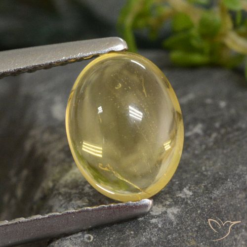 Citrino Ovale cabochon da 1,11 ct dal Brasile, dimensione 7,8 x 6mm, purezza Transparent, pietra preziosa naturale non trattati, Citrino 1pc in colore Oro chiaro, durezza Mohs di 7 adatto per gioielli da indossare ogni giorno, Pietra portafortuna di novembre, Photo A