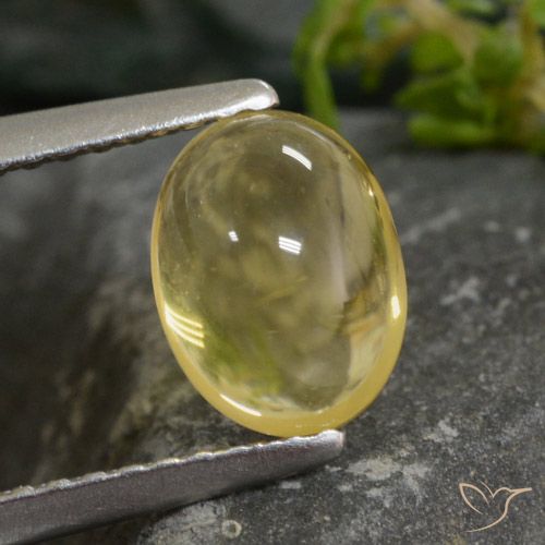 1.43ct Natural Light Gold Citrine, Oval, Transparent