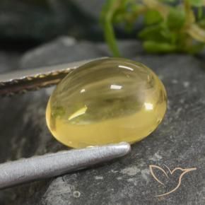 Citrine Gemstone in 8 x 6 mm (calibrated) Size for Sale, Citrine Stone in Light Gold Color