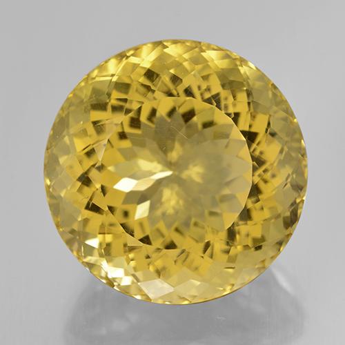 29ct Round Facet Yellow Golden Citrine Gem for sale 29ct Round Facet Yellow Golden Citrine Gem (ID: 477267)
