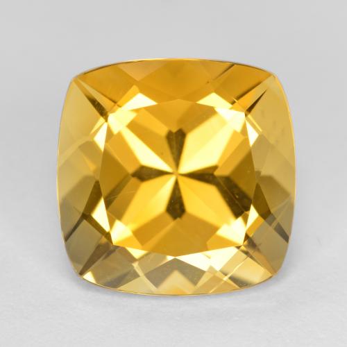 Beautiful Yellow Citrine 70.85 Ct.29 mm Faceted Cushion Cut Loose Gemstone For Jewelry Making VA-77