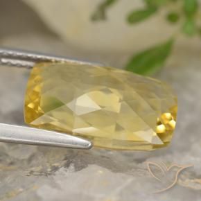 Citrine Gemstone in 13.2 x 8.2 mm Size for Sale, Citrine Stone in Medium Yellow Color