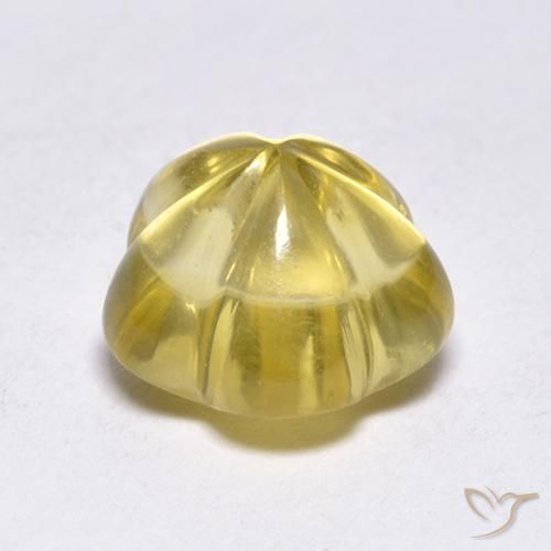 Citrine Gemstone in 8 x 8 mm (calibrated) Size for Sale, Citrine Stone in Medium Yellow Color