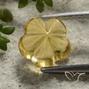 Citrine Gemstone in 8 x 8 mm (calibrated) Size for Sale, Citrine Stone in Honey Yellow Color