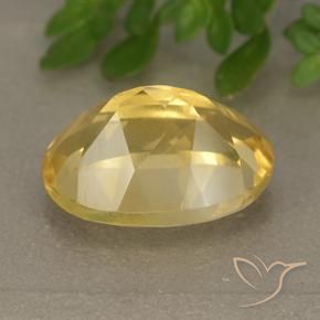 Citrine Gemstone in 14 x 10 mm (calibrated) Size for Sale, Citrine Stone in Golden Orange Color