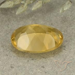 Citrine Gemstone in 14 x 10 mm (calibrated) Size for Sale, Citrine Stone in Golden Orange Color