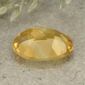 Citrine Gemstone in 14 x 10 mm (calibrated) Size for Sale, Citrine Stone in Golden Orange Color