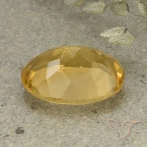 Citrine Gemstone in 14 x 10 mm (calibrated) Size for Sale, Citrine Stone in Golden Orange Color