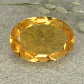 4.4ct Oval Facet Yellow Citrine for sale thumb image of 4.4ct Oval Facet Yellow Citrine (ID: 492616)
