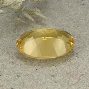 Citrine Gemstone in 14 x 10 mm (calibrated) Size for Sale, Citrine Stone in Golden Orange Color