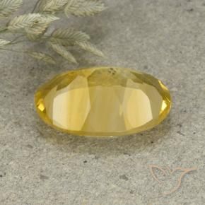 Citrine Gemstone in 14 x 10 mm (calibrated) Size for Sale, Citrine Stone in Golden Orange Color