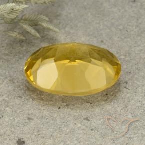 Citrine Gemstone in 14 x 10 mm (calibrated) Size for Sale, Citrine Stone in Golden Orange Color