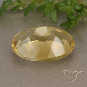 Citrine Gemstone in 14 x 10 mm (calibrated) Size for Sale, Citrine Stone in Golden Color
