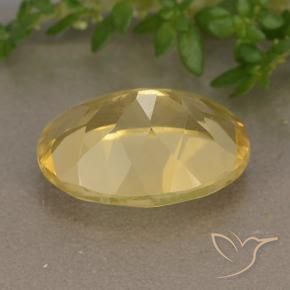Citrine Gemstone in 14 x 10 mm (calibrated) Size for Sale, Citrine Stone in Medium Golden Color