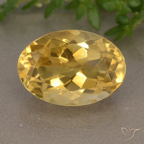 6.10ct Natural Golden Orange Citrine, Oval, VVS-VS